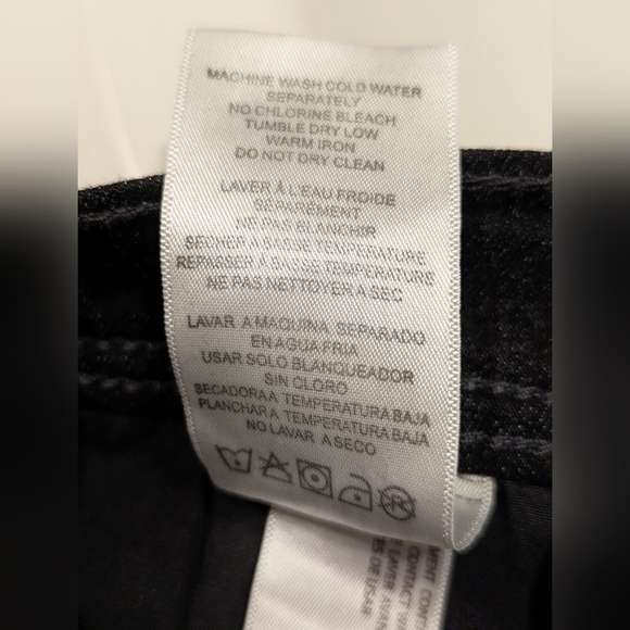 Point Zero GOLD Jeans W 56L 30 New with partial tags Black Denim - Picture 6 of 14